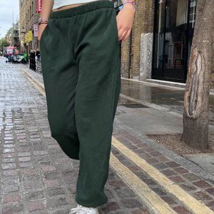 Brandy Melville Green Rosa Sweatpants